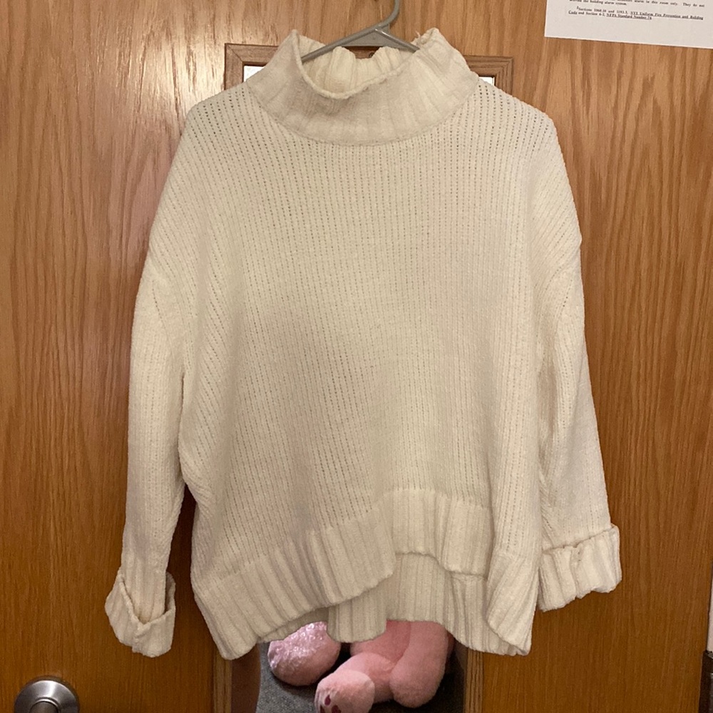 Oversized soft knit sweater